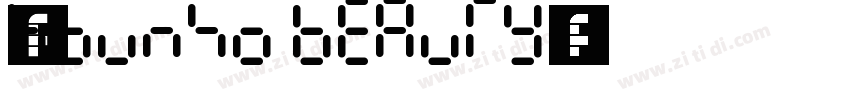 上首Sounso Beauty英文字体字体转换
